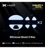 X-Raypad Jade Ultra Series Consistency & Speed Mouse Feet (Skates) - WLMouse Beast X Max (Set of 2)