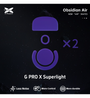 X-Raypad Obsidian Air Mouse Feet (Skates) - Logitech G Pro X Superlight (Set of 2)