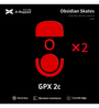 X-Raypad Obsidian Mouse Feet (Skates) - Logitech G Pro X Superlight 2c (Set of 2)