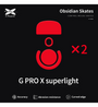 X-Raypad Obsidian Mouse Feet (Skates) - Logitech G Pro X Superlight (Set of 2)