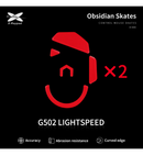 X-Raypad Obsidian Mouse Feet (Skates) - Logitech G502 Wireless Lightspeed (Set of 2)