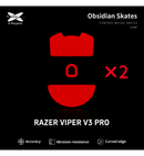 X-Raypad Obsidian Mouse Feet (Skates) - Razer Viper V3 Pro (Set of 2)