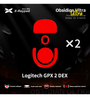 X-Raypad Obsidian Ultra Series Consistency & Control Mouse Feet (Skates) - Logitech G Pro X Superlight 2 DEX (Set of 2)