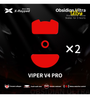 X-Raypad Obsidian Ultra Series Consistency & Control Mouse Feet (Skates) - Razer Viper V4 Pro (Set of 2)