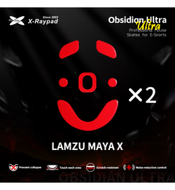 X-Raypad Obsidian Ultra Series Mouse Feet (Skates) - Lamzu Maya X (Set of 2)