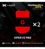 X-Raypad Obsidian Ultra Series Mouse Feet (Skates) - Razer Viper V3 Pro (Set of 2)