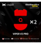 X-Raypad Obsidian Ultra Series Mouse Feet (Skates) - Razer Viper V3 Pro (Set of 2)