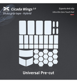X-Raypad White Cicada Wings V2.1 Slicks Mouse Grip - Universal Pre-cut