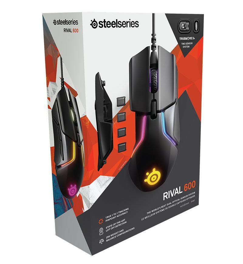 SteelSeries Rival 600 12,000 DPI Optical Mouse