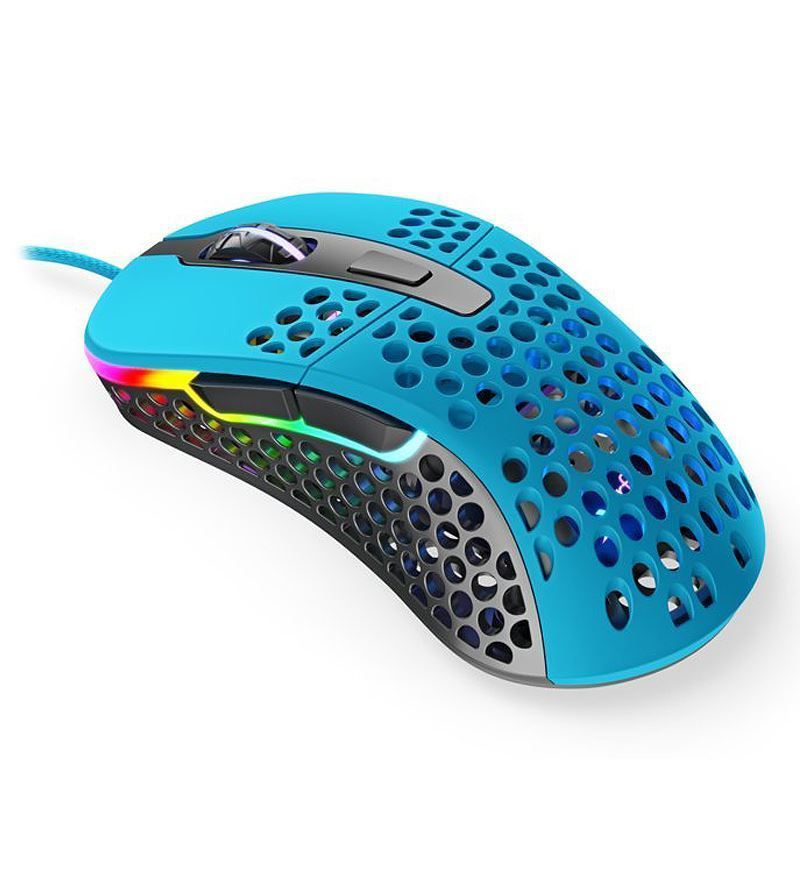 Xtrfy M4 RGB 69g Ultralight Right-Handed Gaming Mouse - Miami Blue