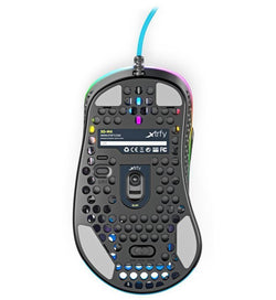 Xtrfy M4 RGB 69g Ultralight Right-Handed Gaming Mouse - Miami Blue
