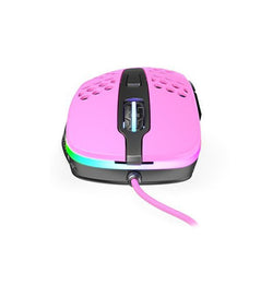 Xtrfy M4 RGB 69g Ultralight Right-Handed Gaming Mouse - Pink