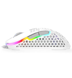 Xtrfy M4 RGB 69g Ultralight Right-Handed Gaming Mouse - White