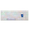 Ducky One 2 TKL Pure White RGB Mechanical Keyboard - Cherry MX Brown Switches