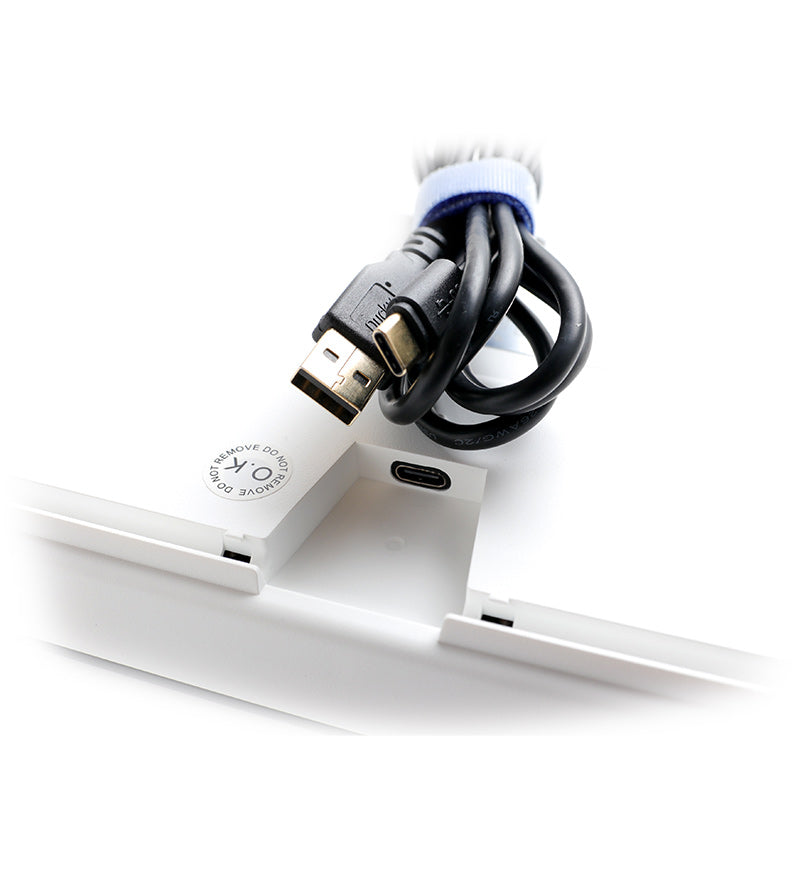 Ducky One 2 Tuxedo Non-Backlit Mechanical Keyboard - Cherry MX Blue Switches