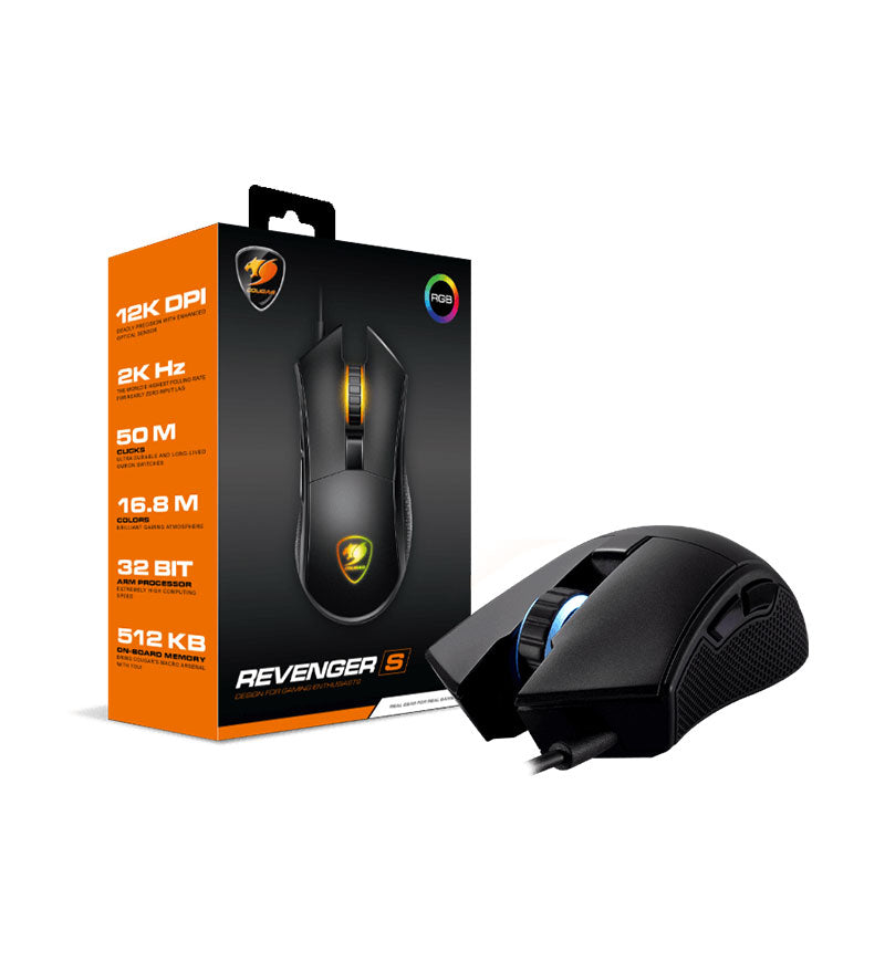 Cougar Revenger S 94g Wired RGB Optical Mouse