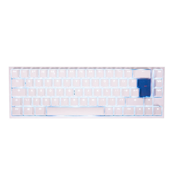 Ducky One 2 SF Pure White RGB 65% Mechanical Keyboard - Cherry MX Blue Switches