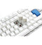 Ducky One 2 TKL Pure White RGB Mechanical Keyboard - Cherry MX Speed Silver Switches