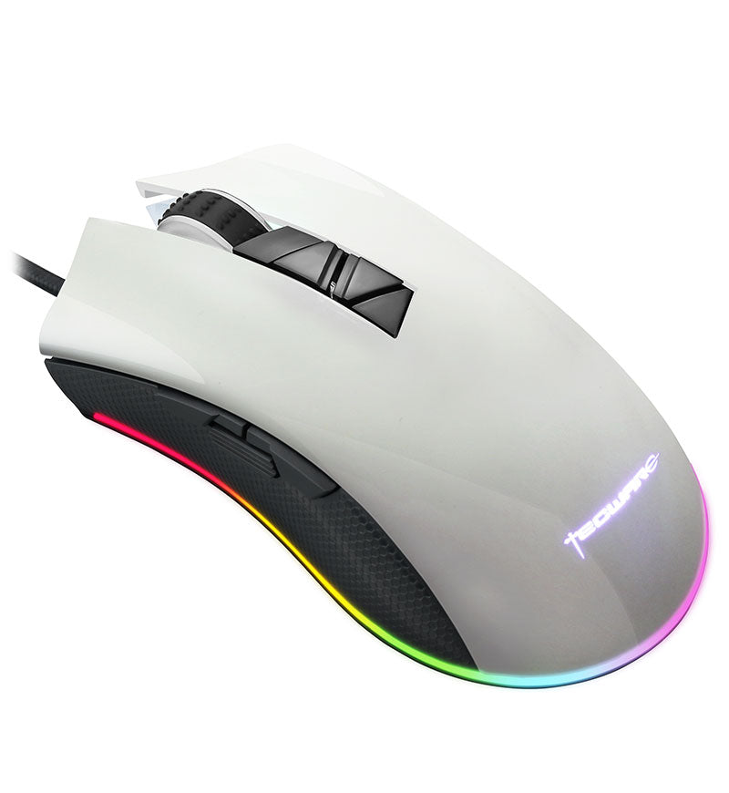 Tecware Torque Plus 97g RGB Optical Mouse - Gloss White