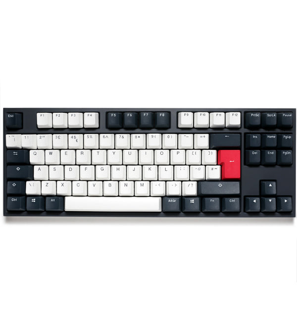 Ducky One 2 TKL Tuxedo Non-Backlit Mechanical Keyboard - Cherry MX Black Switches