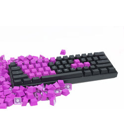 Tai-Hao TPR Rubber Double Shot Backlit 22 Keycaps - Neon Purple