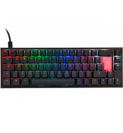 Ducky One 2 SF RGB 65% Mechanical Keyboard - Cherry MX Silent Red Switches