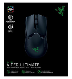 View 1 of Razer Viper Ultimate Ambidextrous 20,000 DPI Optical Wireless Mouse Box