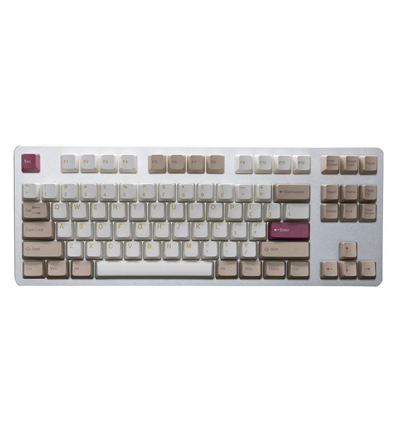 Tai-Hao ABS Double Shot Sandy Beach 137 Keycaps - UK & US