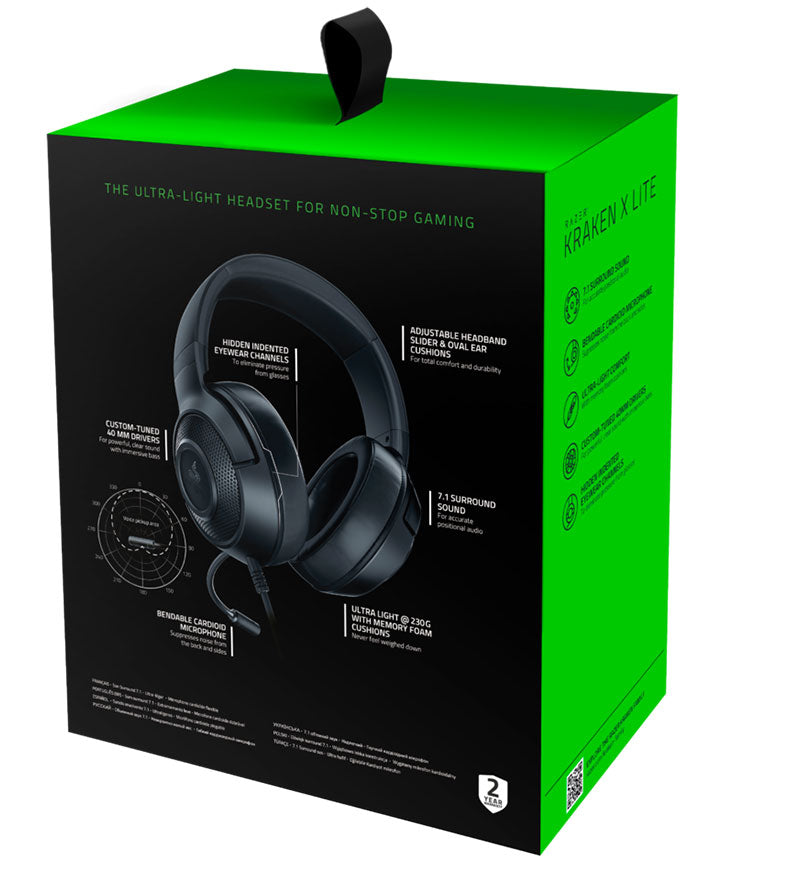 Razer Kraken X Lite Wired Gaming Headset