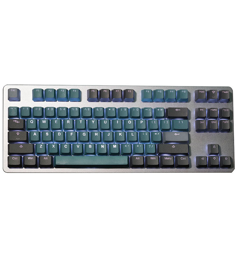 Tai-Hao PBT Backlit Deep Forest Green 140 Keycaps - UK & US