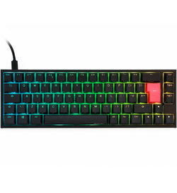 Ducky One 2 SF RGB 65% Mechanical Keyboard - Cherry MX Silent Red Switches