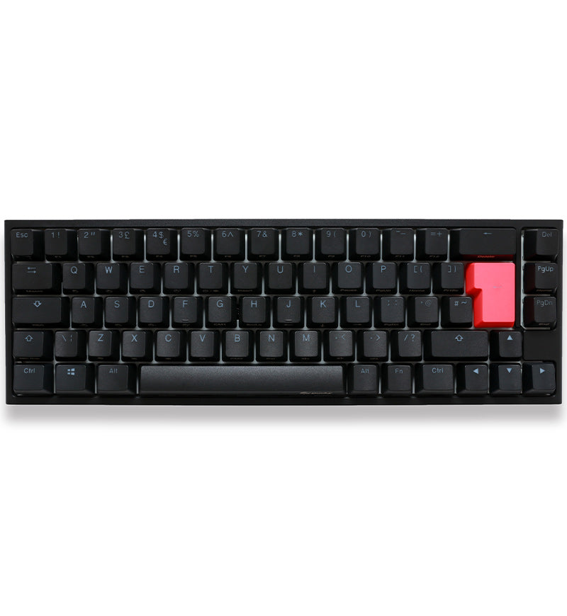 Ducky One 2 SF RGB 65% Mechanical Keyboard - Cherry MX Silent Red Switches