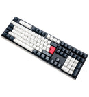 Ducky One 2 Tuxedo Non-Backlit Mechanical Keyboard - Cherry MX Silent Red Switches