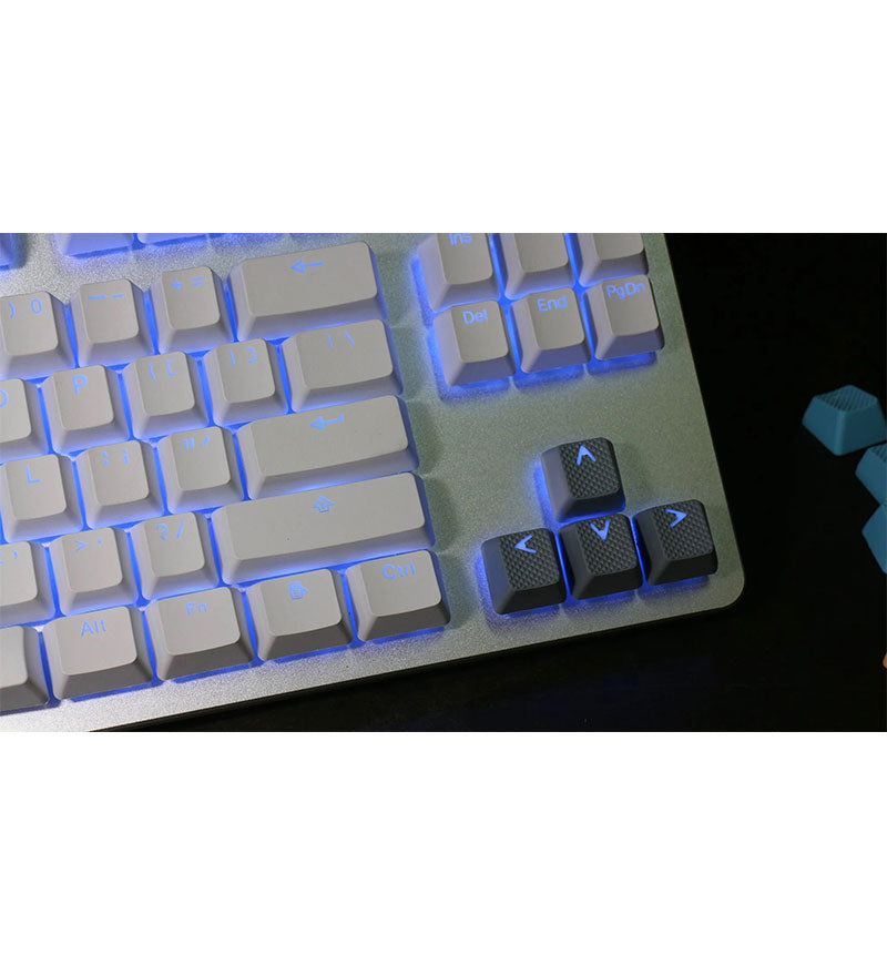 Tai-Hao TPR Rubber Double Shot Backlit 18 Keycaps - Grey