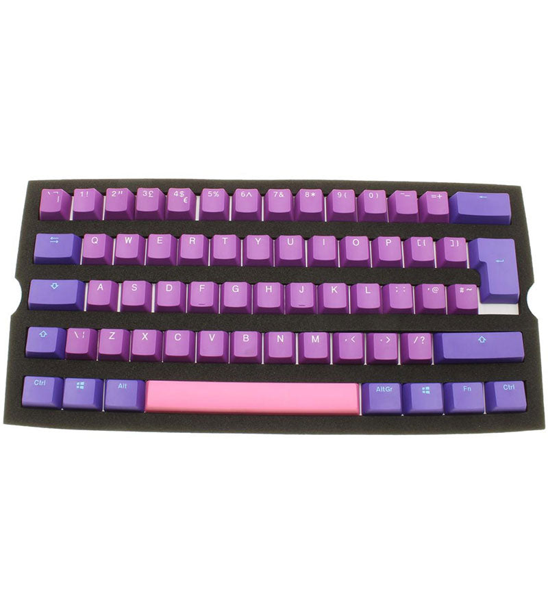 Ducky Ultra Violet PBT Double-shot UK Keycap Set