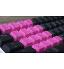 Tai-Hao TPR Rubber Double Shot Backlit 18 Keycaps - Neon Pink