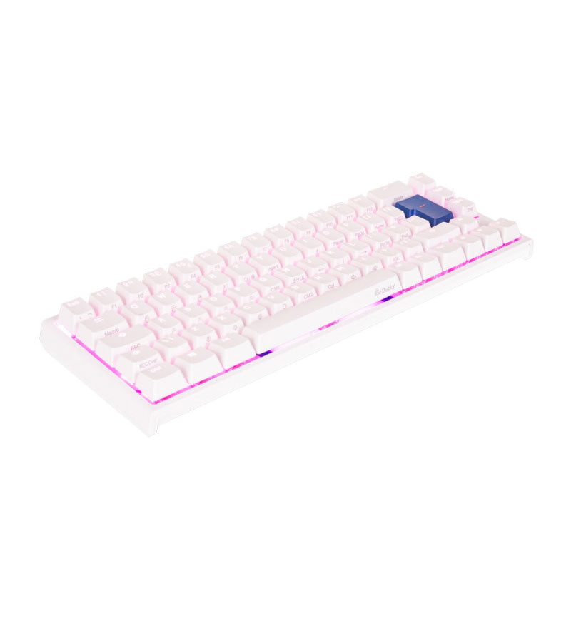 Ducky One 2 SF Pure White RGB 65% Mechanical Keyboard - Cherry MX Silent Red Switches
