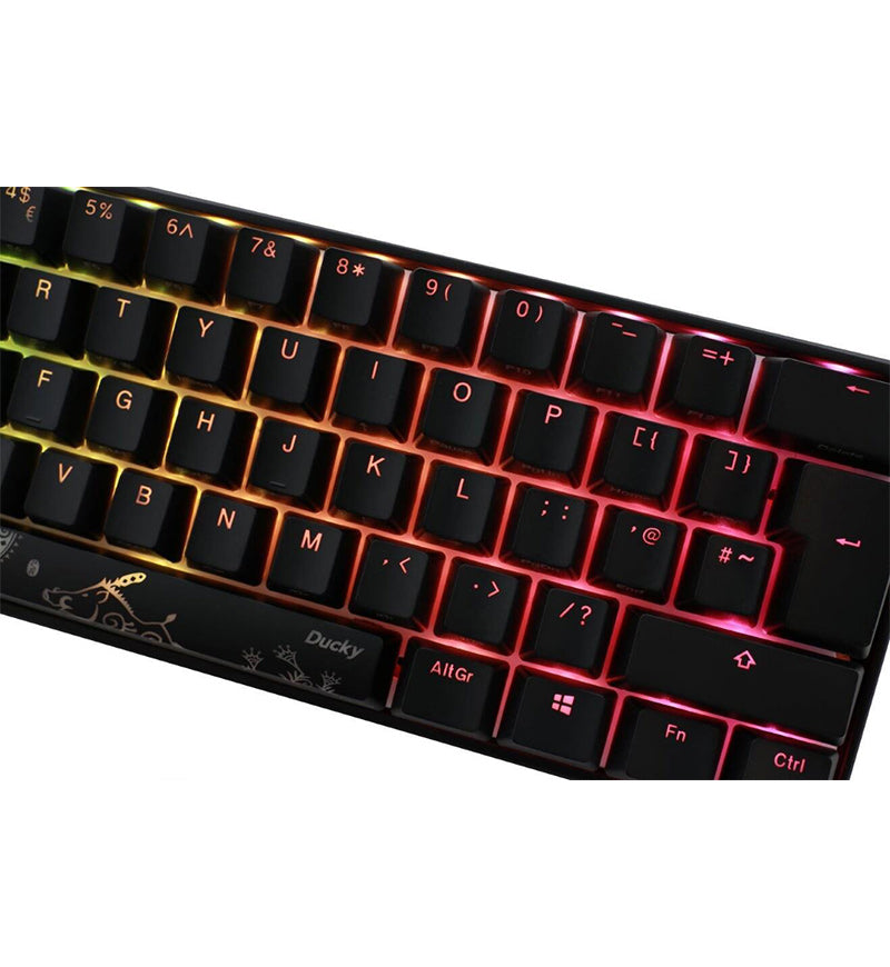 Ducky Mecha Mini v2 RGB 60% Mechanical Keyboard - Cherry MX Red Switches