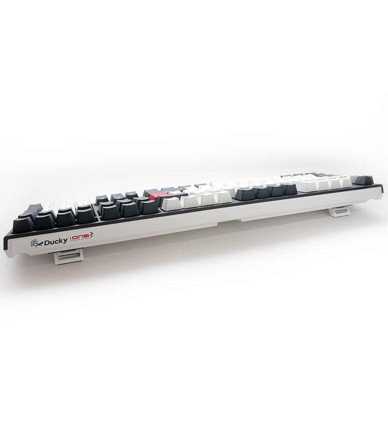 Ducky One 2 Tuxedo Non-Backlit Mechanical Keyboard - Cherry MX Silent Red Switches