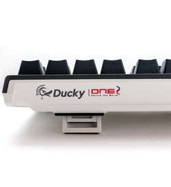 Ducky One 2 Tuxedo Non-Backlit Mechanical Keyboard - Cherry MX Blue Switches