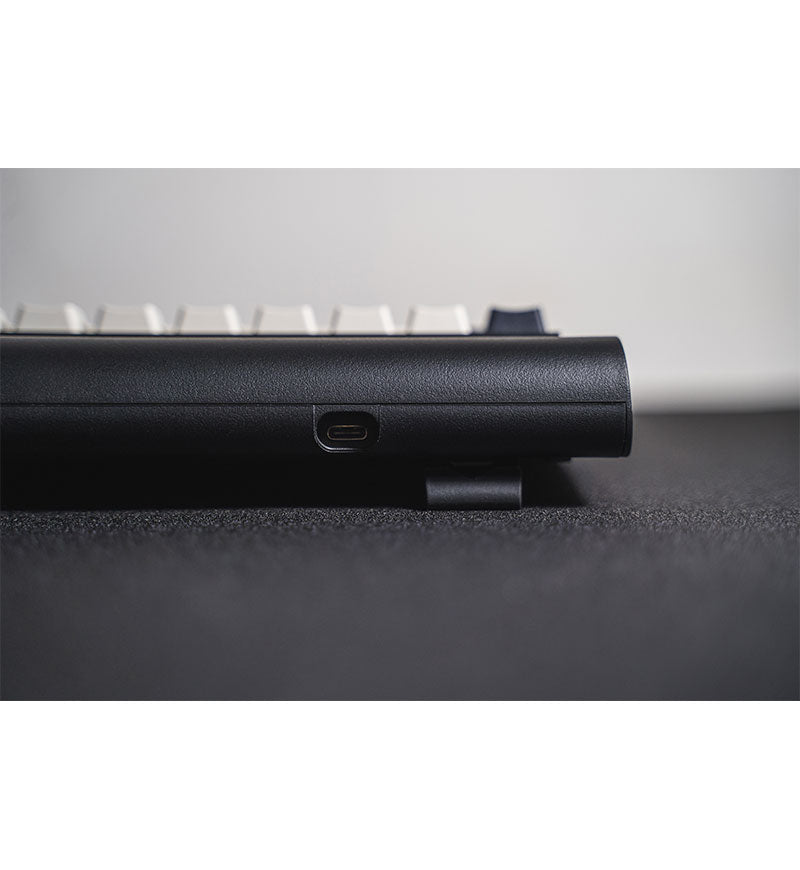 Vortex PC66 Hot Swappable 69-Key Dark Grey Mechanical Keyboard - Gateron Pro Yellow Switches