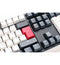 Ducky One 2 Tuxedo Non-Backlit Mechanical Keyboard - Cherry MX Silent Red Switches