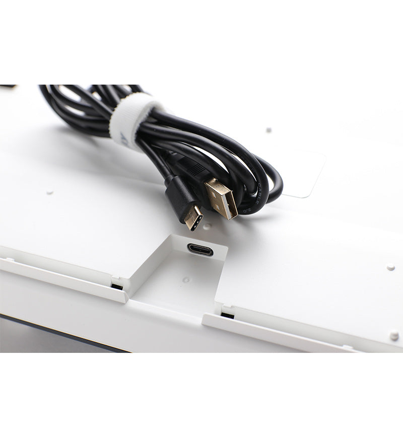 Ducky One 2 TKL Tuxedo Non-Backlit Mechanical Keyboard - Cherry MX Speed Silver Switches