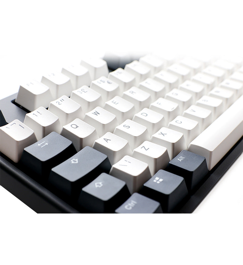 Ducky One 2 Tuxedo Non-Backlit Mechanical Keyboard - Cherry MX Blue Switches
