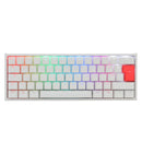Ducky One 2 Mini Pure White v2 RGB 60% Mechanical Keyboard - Cherry MX Speed Silver Switches