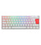 Ducky One 2 Mini Pure White v2 RGB 60% Mechanical Keyboard - Cherry MX Red Switches