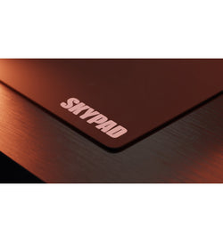 SkyPAD Glass 3.0 XL Mouse Pad (Text Logo) - Black