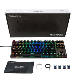 Tecware Phantom 88 TKL RGB Mechanical Keyboard - Outemu Blue Switches