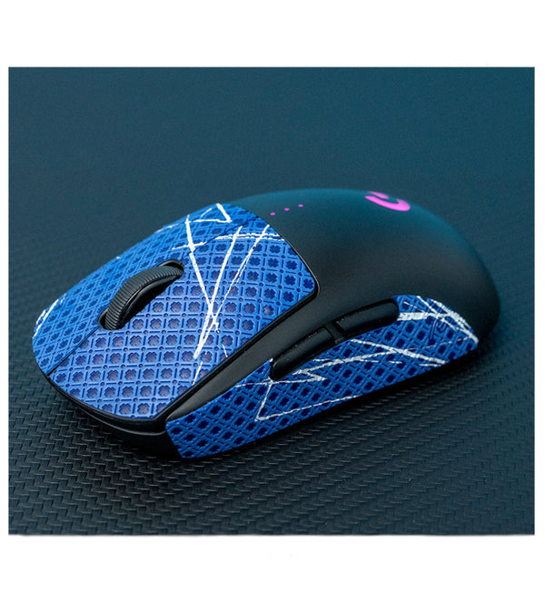 BT.L Blue White Mouse Grip - Logitech G Pro X / GPX2 Superlight