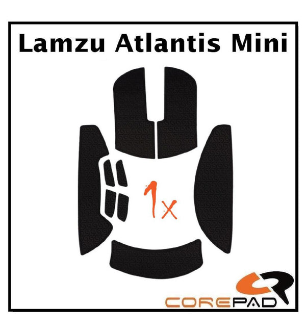 Corepad Soft Mouse Grip - Lamzu Atlantis Mini - Black
